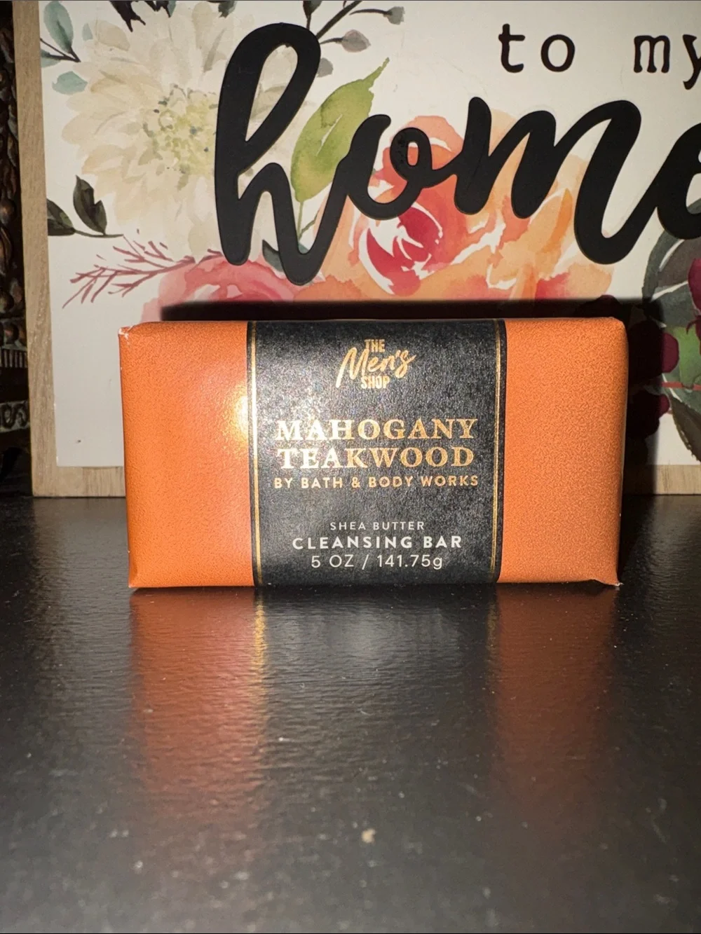 Bath & Body Works Mahogany Teakwood Cleansing Bar - Brown & Black